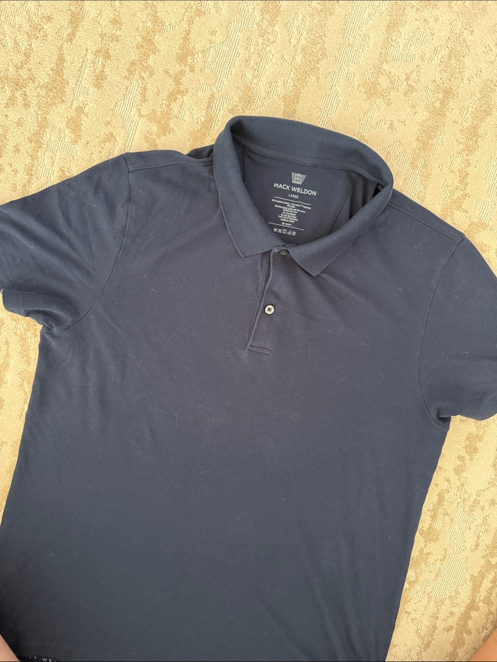 Mack Weldon cotton performance polo- Large